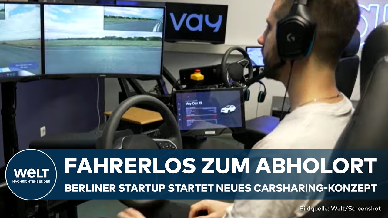 DEUTSCHLAND: Auto ohne Fahrer - Berliner Startup Vay startet neues Carsharing-Konzept!