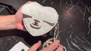 CHANEL Heart Bag Unboxing