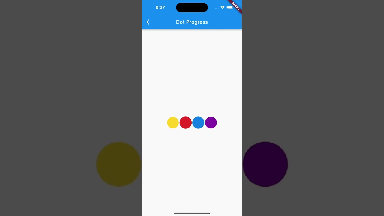 Dot Progress Indicator in Flutter #flutter #animation #tutorial
