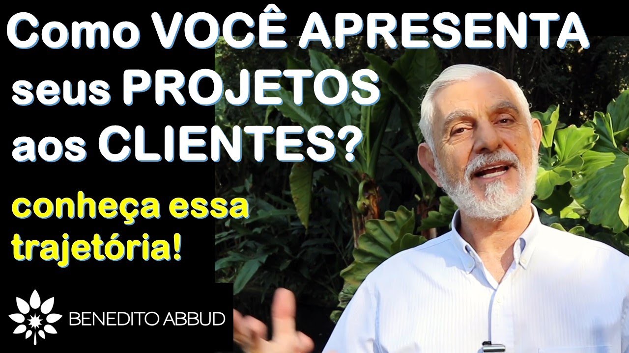COMO VOCÊ APRESENTA SEUS PROJETOS AOS CLIENTES ?