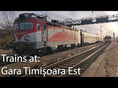 Trains at: Gara Timișoara Est
