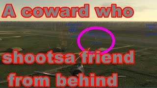 War Thunder Sea Hurricane Mk.IC A coward who shoots a friend from behind ! F4U Do not shoot !