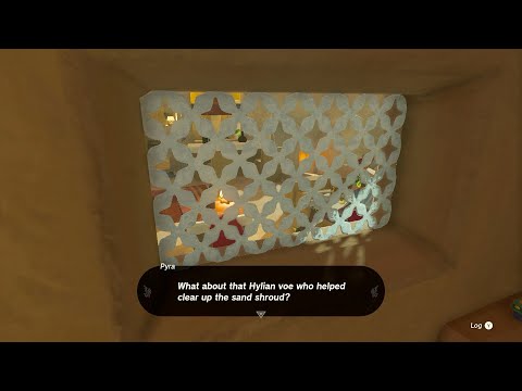 The Gerudo be thirsting for Link behind his back (Secret Listening Wall)