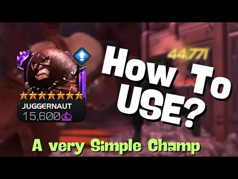 How To Use Juggernaut? - MCOC 