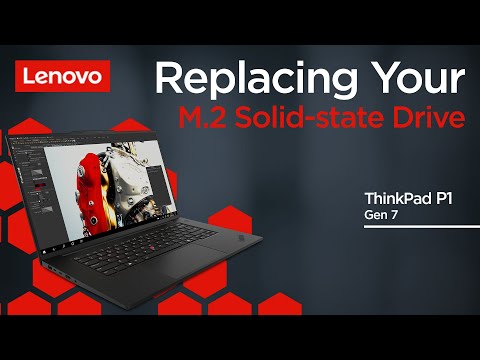 Replacing Your M.2 Solid-state Drive | ThinkPad P1 Gen 7 | Customer Self Service