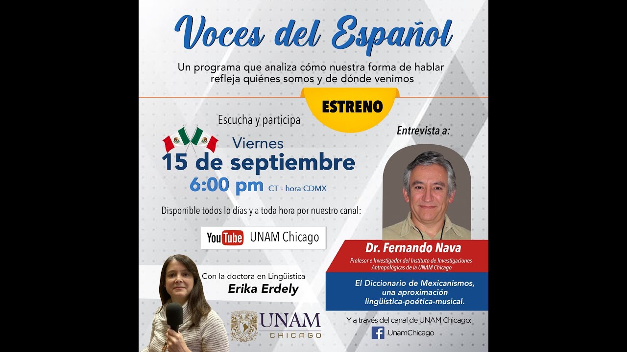 VOCES DEL ESPAÑOL 093 Con entrevista al Dr  Fernando Nava