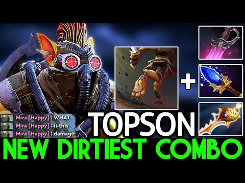 TOPSON [Bounty Hunter] New Dirtiest Combo Genius Mid Player Dota 2