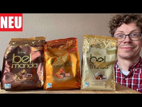 Zentis Belmanda Edel-Marzipan Mini-Pralinen in 3 Sorten im Test: Salted Caramel vs Nougat!