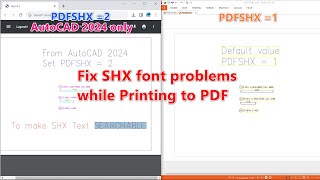 New Solution: Remove Yellow Outlines in PDF with SHX Font when Printing to PDF (AutoCAD 2025 2024)