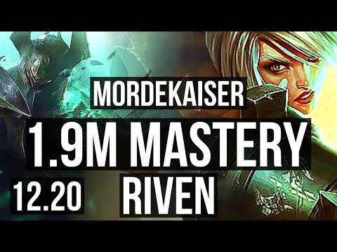 MORDE vs RIVEN (TOP) | 1.9M mastery, 300+ games, 1/1/4 | EUW Master | 12.20
