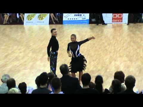 Yury Simachev & Anastasia Klokotova Prague Open 2011 solo cha cha