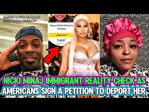 BLACK Americans Sign A Petition To Deport NICKI MINAJ Back To Trinidad 🇹🇹 — THE BACKLASH IS REAL