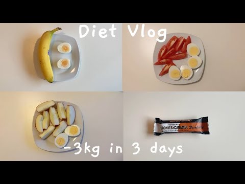 (eng) -3kg In 3 Days | 53.6kg - 50.5kg Short Term Diet Vlog