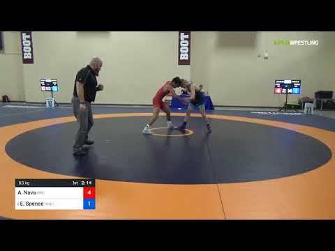 2018 Marine Corps US Open/UWW Junior Greco Roman 63 Con 8 #1 - Angel Nava (WBC) Vs. Erik Spence (N