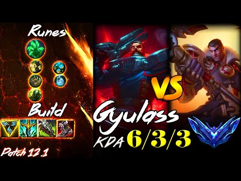 [ 만기퇴소 ( Gyulass )] Gangplank vs Jayce Top - Season 12 - Diamond II