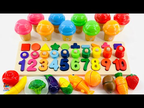 Kids Learn to Count & Play with Shapes Toy! Best Learning Videos for Toddlers! | Educational Videos