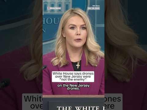 White House says drones over New Jersey were 'not the enemy'
