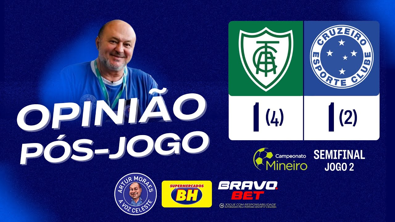 OPINIÃO AMÉRICA 1(4) x 1(2) CRUZEIRO | Eliminação começou na quarta. Campanha não era digna de vaga!