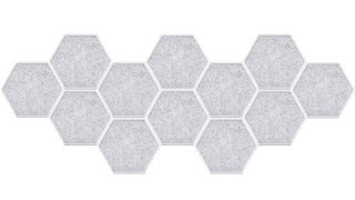 Video thumbnail for TONOR 12 sets of 12.6"x 11"x 0.5" RGB self-adhesive acoustic panels installation tutorial by TONOR
