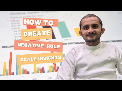 How to create a negative rule in Scale Insights