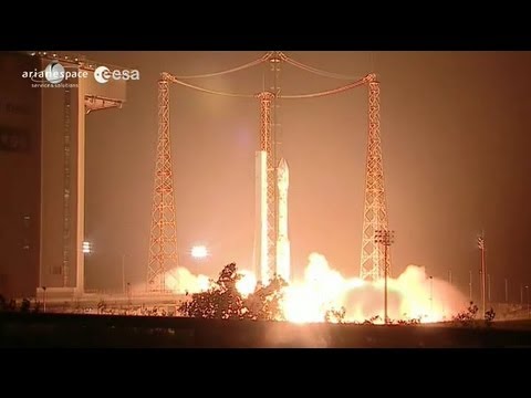 Arianespace Vega VV02 launches on second mission with three spacecraft