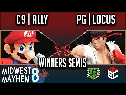 Midwest Mayhem 8 WINNERS SEMIS - C9 | Ally (Mario) vs PG | Locus (Ryu)