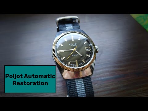 Vintage Ussr Poljot Automatic Restoration