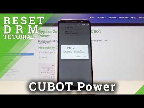 How to Reset DRM CUBOT Power - Delete Digital Rights