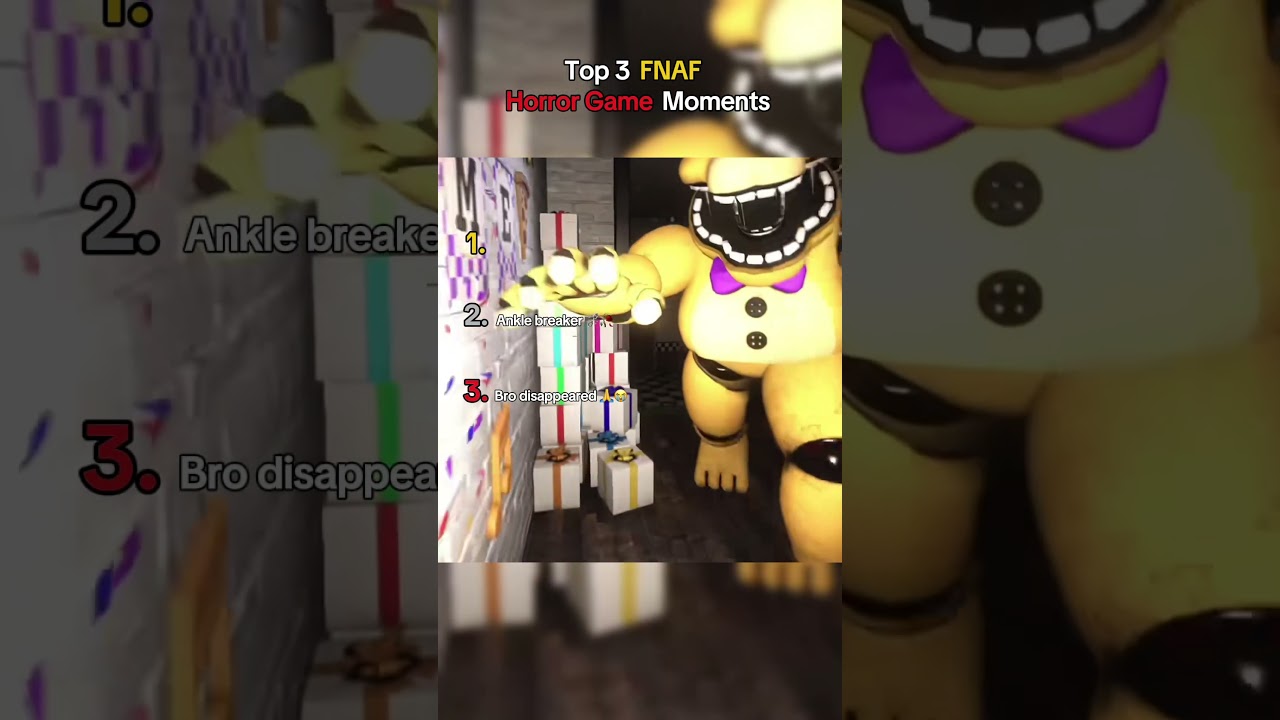 Top 3 Funniest FNAF Game Moments 😂 (wait for the last one!)