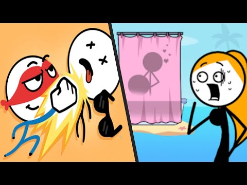 ATTACK DRAW LINE vs DRAW FLY - New UPDATE Best Levels Satisfying Double Gameplay Android ios