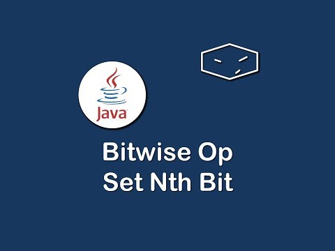 bitwise op set nth bit in java