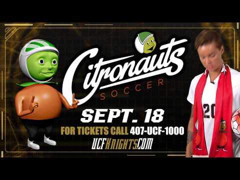 The Citronaut returns for women's soccer Sept. 18