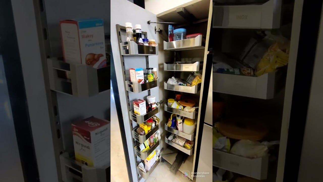 Kitchen pantry unit|Pantry design| Cost|Pantry organization ideas#shorts #youtubeshorts #trending