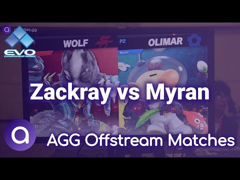 EVO 2019 SSBU - GW | Zackray (Wolf) vs. Armada | Myran (Olimar) - Top 32