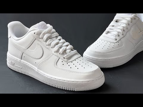 How to Lace Nike Air Force 1 Low | Clean & Classic Style Tutorial