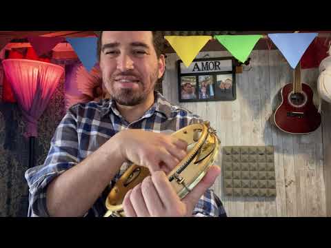 Contemporânea Choro Pandeiro Drum 10" 2013 Gold by Tarciso Alves