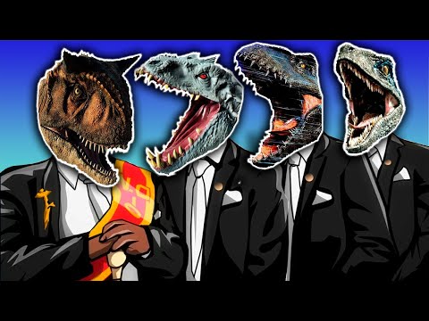 Jurassic World: Mission: Rescue Blue Dinosaur 2022 & Indoraptor - Coffin Dance Meme Song Cover