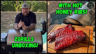 Experience the ZGRILLS Pellet Grill: Epic HOT HONEY Ribs!