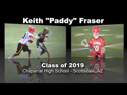 Keith "Paddy" Fraser Lacrosse Recruitment Video - Class of 2019