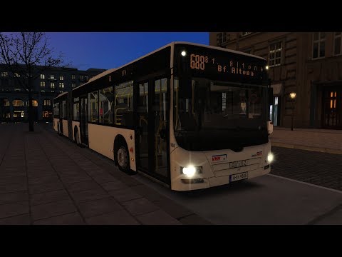 OMSI 2 - Heute mal den Nachtbus! - MAN Lion's City A40 - VHH 1805 - Hamburg