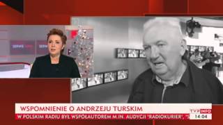 Wspomnienia o Andrzeju Turskim (TVP Info, 31.12.2013)
