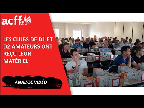 Les clubs de D1 et D2 amateur ont reçu leur matériel d'analyse vidéo