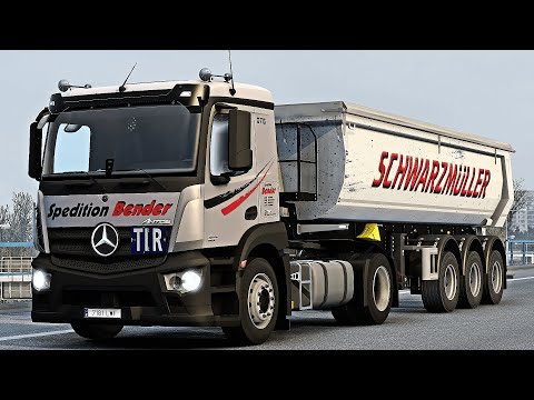 ETS2 1.46 | Promods | Mercedes Antos | Frankfurt am Mein 🇩🇪 - Stuttgart 🇩🇪