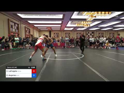 86 Kg Consi Of 8 #2 - Christian Lafragola, Pennsylvania RTC Vs Christos Avgeros, Buies Creek Wrest