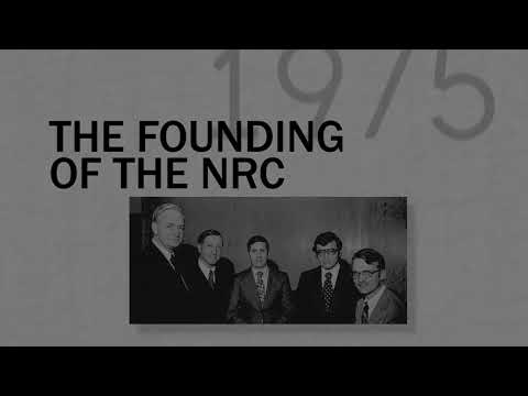 Moments in NRC History: Founding of the NRC --January 19, 1975 (2024 Refresh)