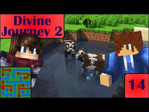 Cow Herding! | Minecraft: Divine Journey 2 | Episode 14