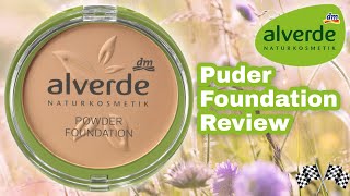 Alverde Naturkosmetik Puder Foundation Review | vegan, tierversuchsfrei | Make Up Powder | Ginkgomen
