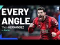 Theo Hernandez strikes a beauty in Milan’s emphatic win | Every Angle | Milan-Roma | Serie A 2023/24