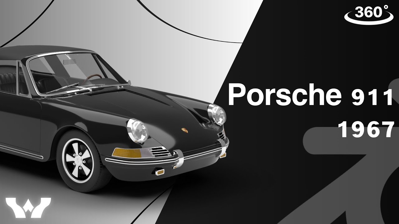 Porsche 911 Targa 1967 HQ 3D Model