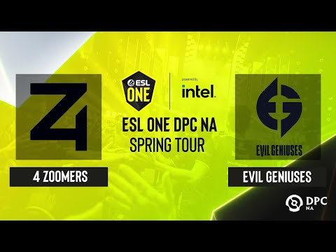 Dota2 - Evil Geniuses vs 4 Zoomers - Game 2 - ESL One DPC NA Spring